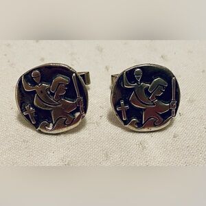 James Avery Saint Christopher Sterling Silver Cuff Links